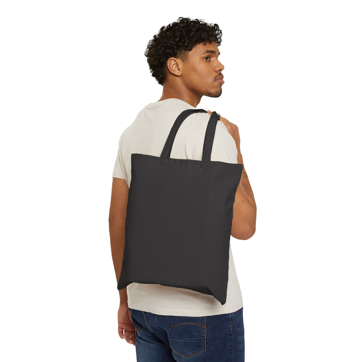 Unapologetique WOW Gold Cotton Canvas Tote Bag