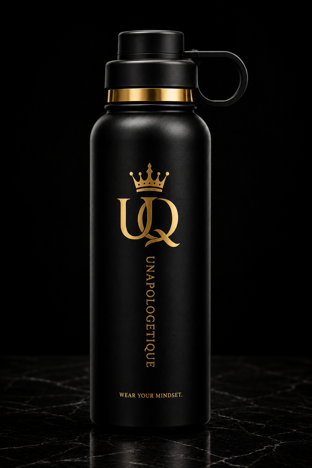 UNAPOLOGETIQUE GOLD WATER BOTTLE