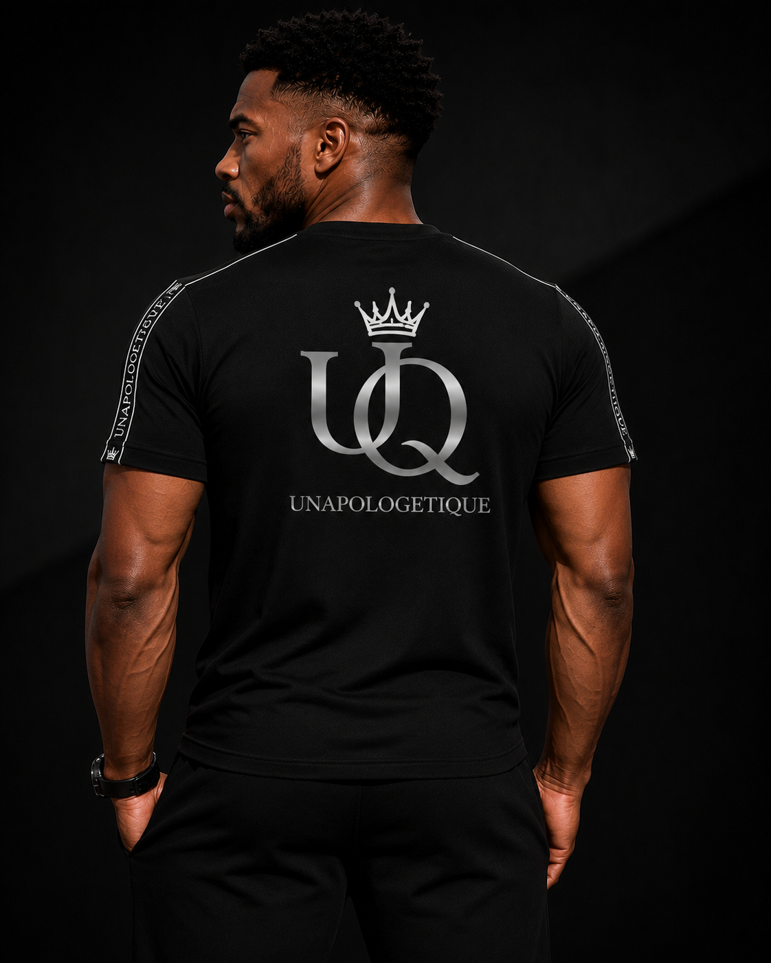 UNAPOLOGETIQUE SILVER T-SHIRT FOR MEN