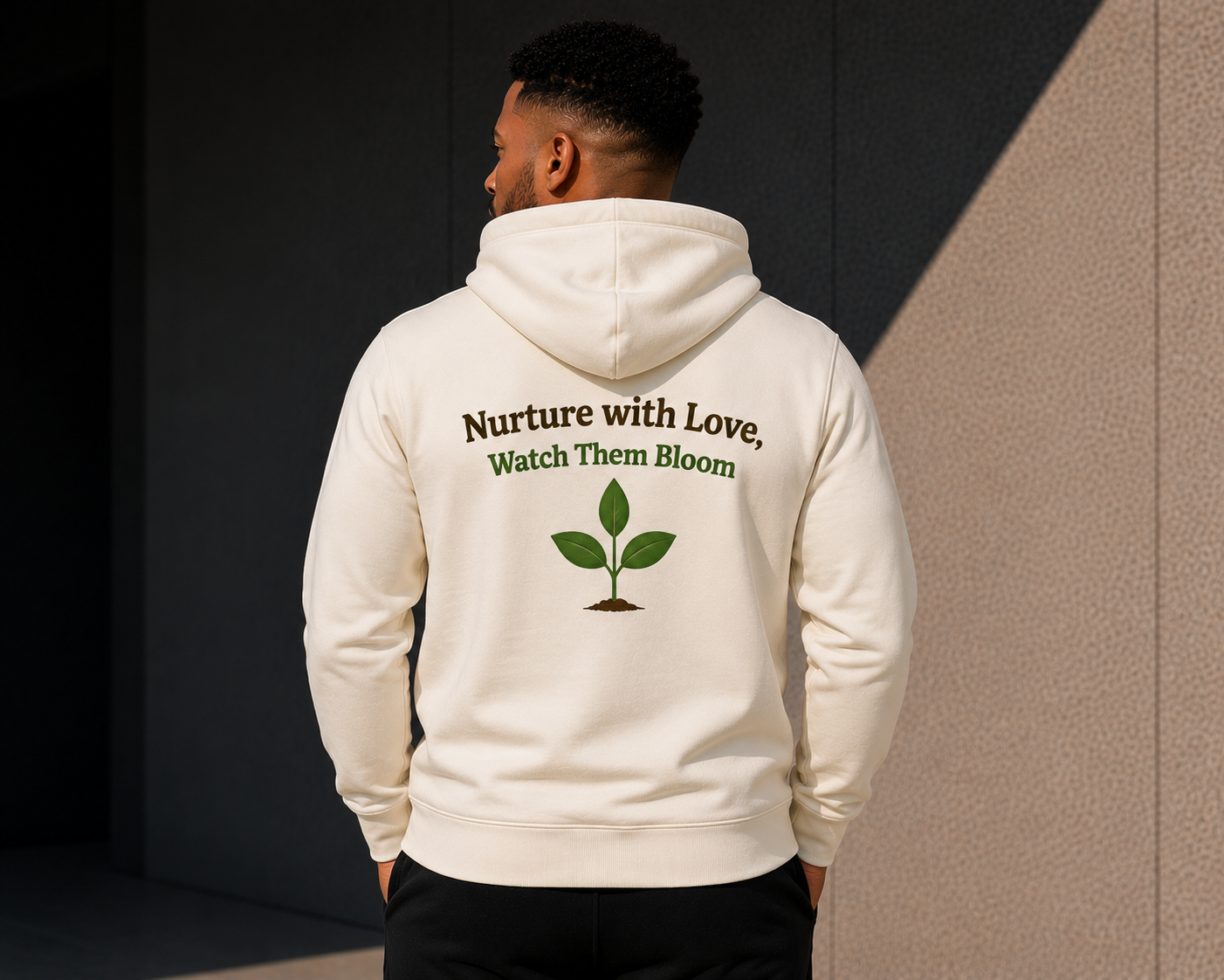 NURTURE WITH LOVE MEN'S HOODIE