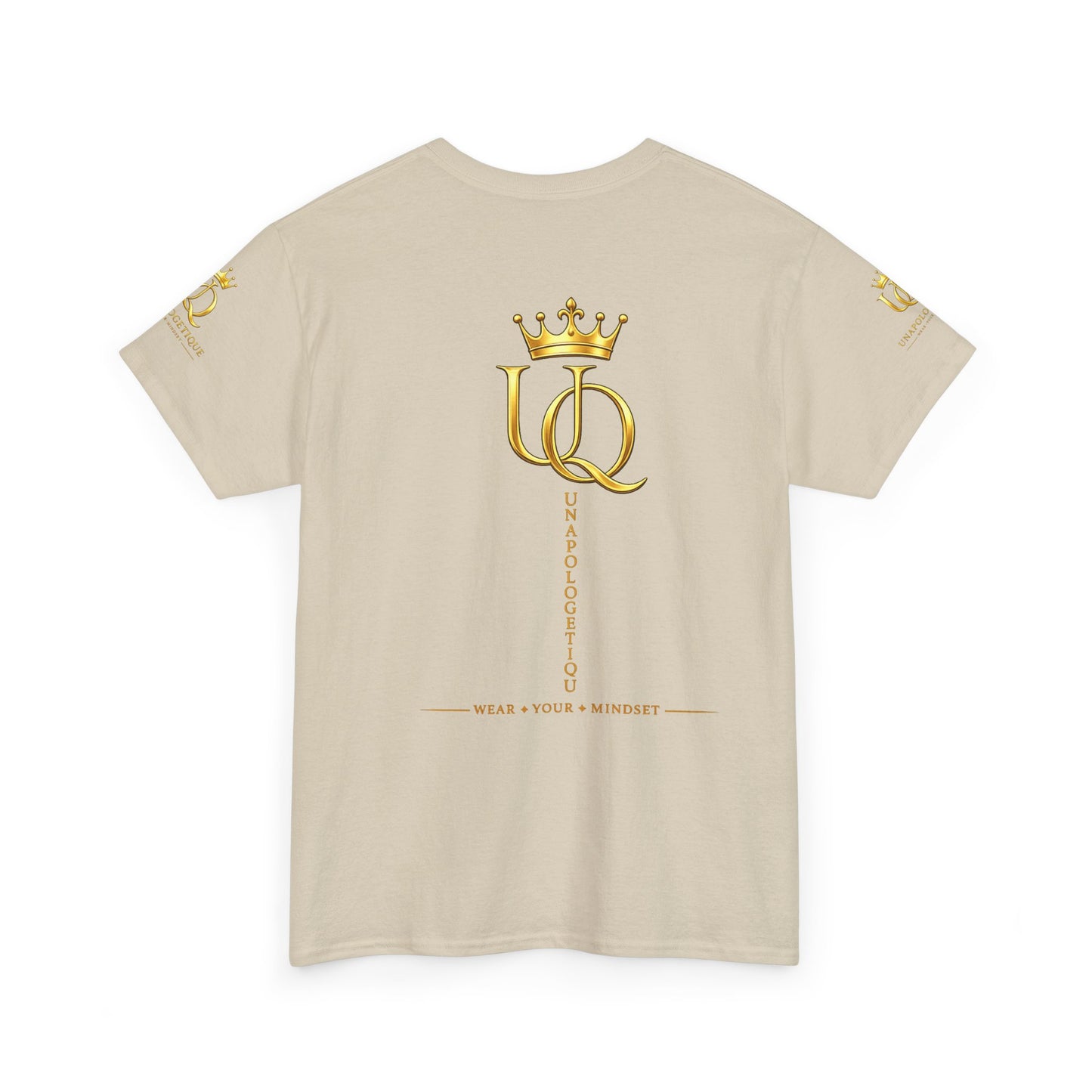 Unapologetique Gold T-Shirt — 'Discipline Perseverance Success' Gold Crown Motivational Tee