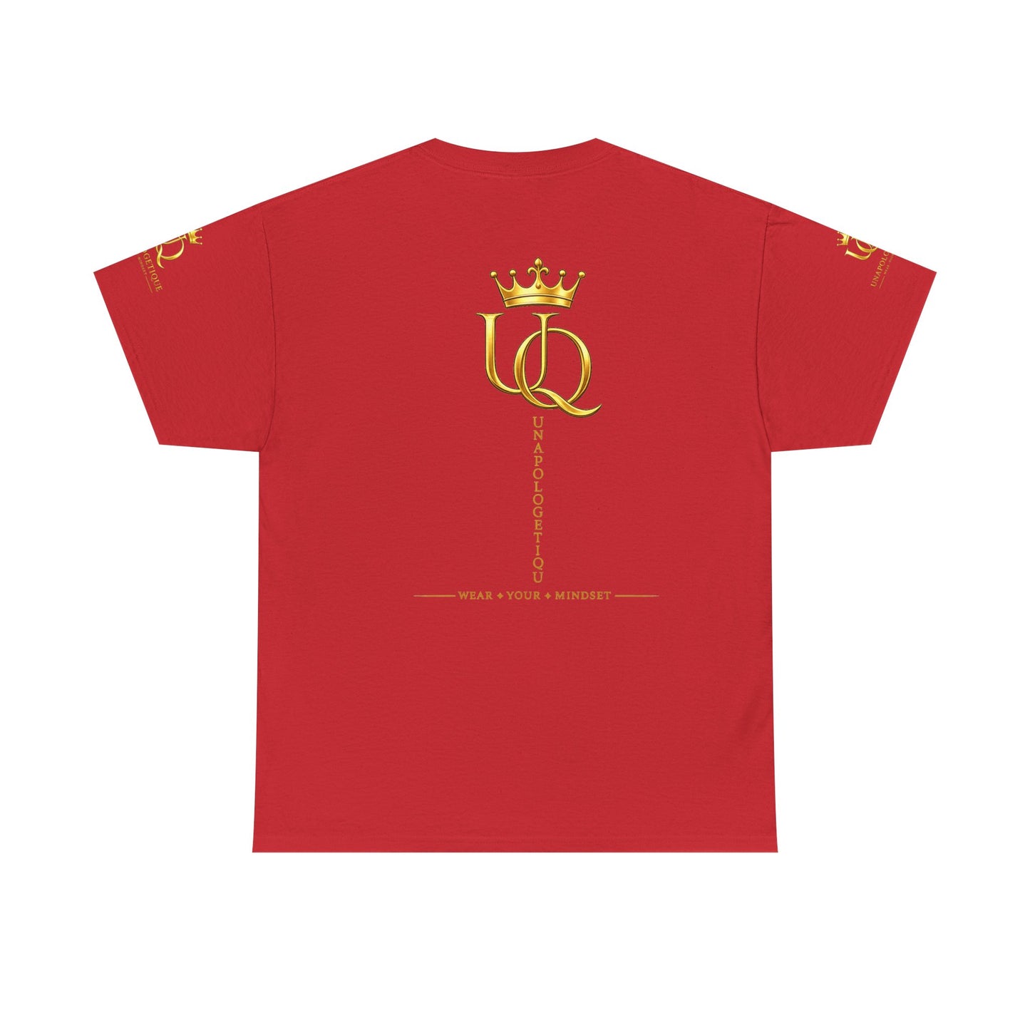 Unapologetique Gold T-Shirt — 'Discipline Perseverance Success' Gold Crown Motivational Tee