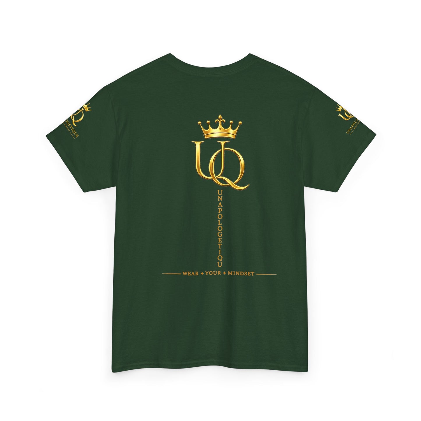 Unapologetique Gold T-Shirt — 'Discipline Perseverance Success' Gold Crown Motivational Tee