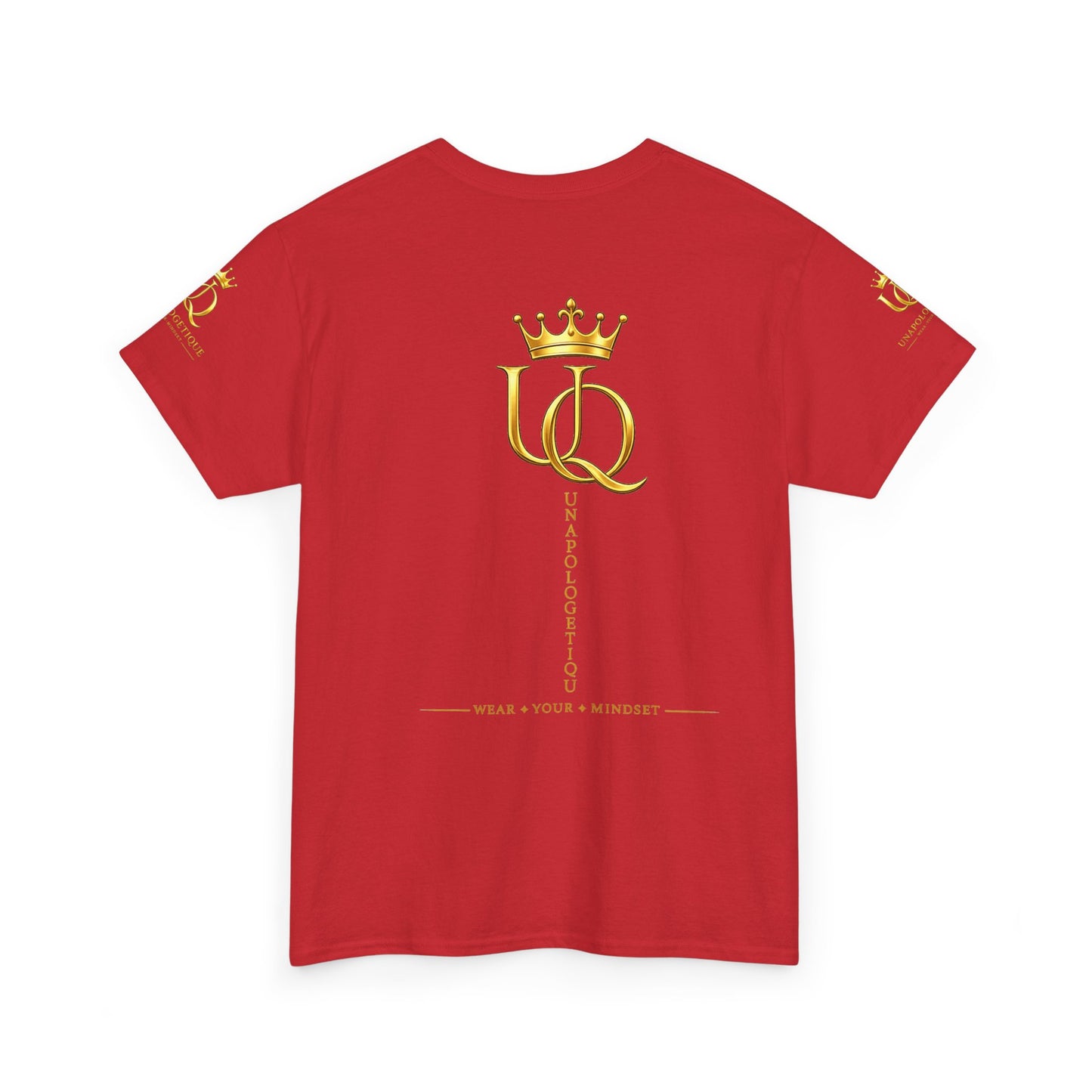 Unapologetique Gold T-Shirt — 'Discipline Perseverance Success' Gold Crown Motivational Tee
