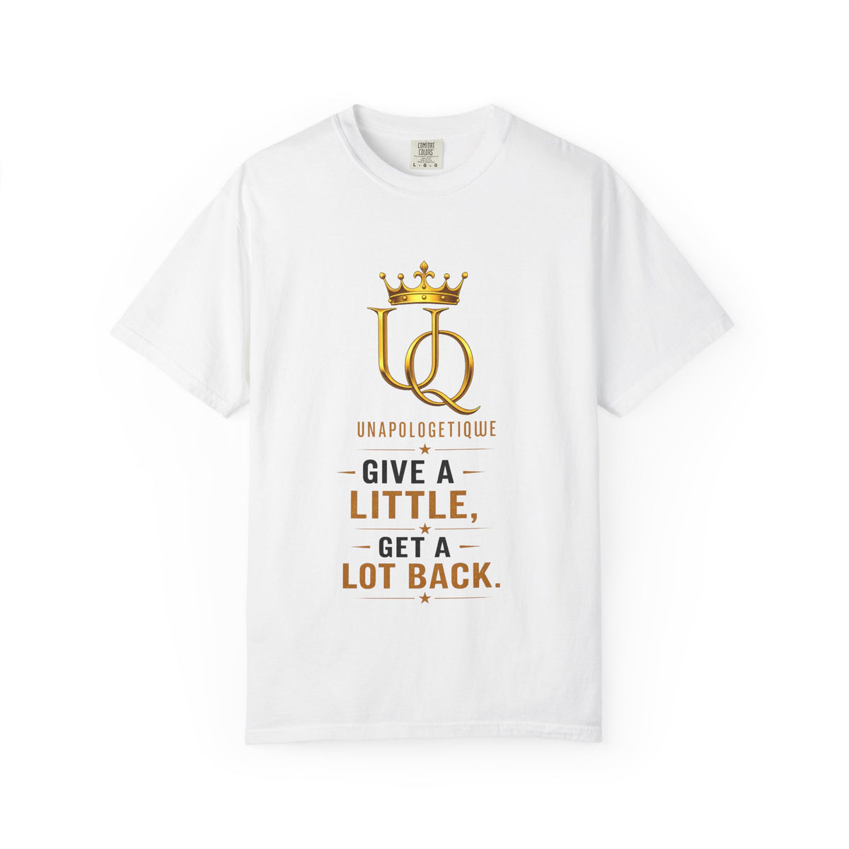Unapologetique Gold Unisex Garment-Dyed T-shirt