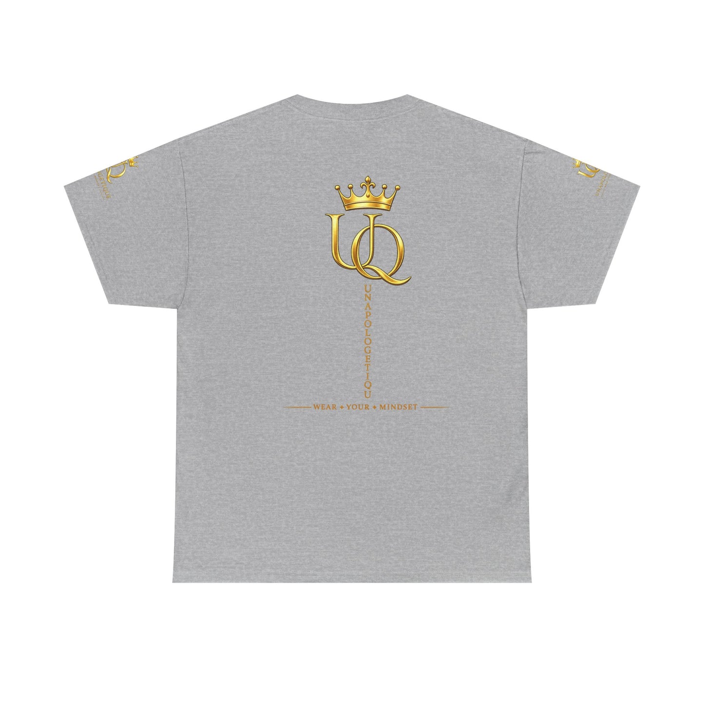 Unapologetique Gold T-Shirt — 'Discipline Perseverance Success' Gold Crown Motivational Tee