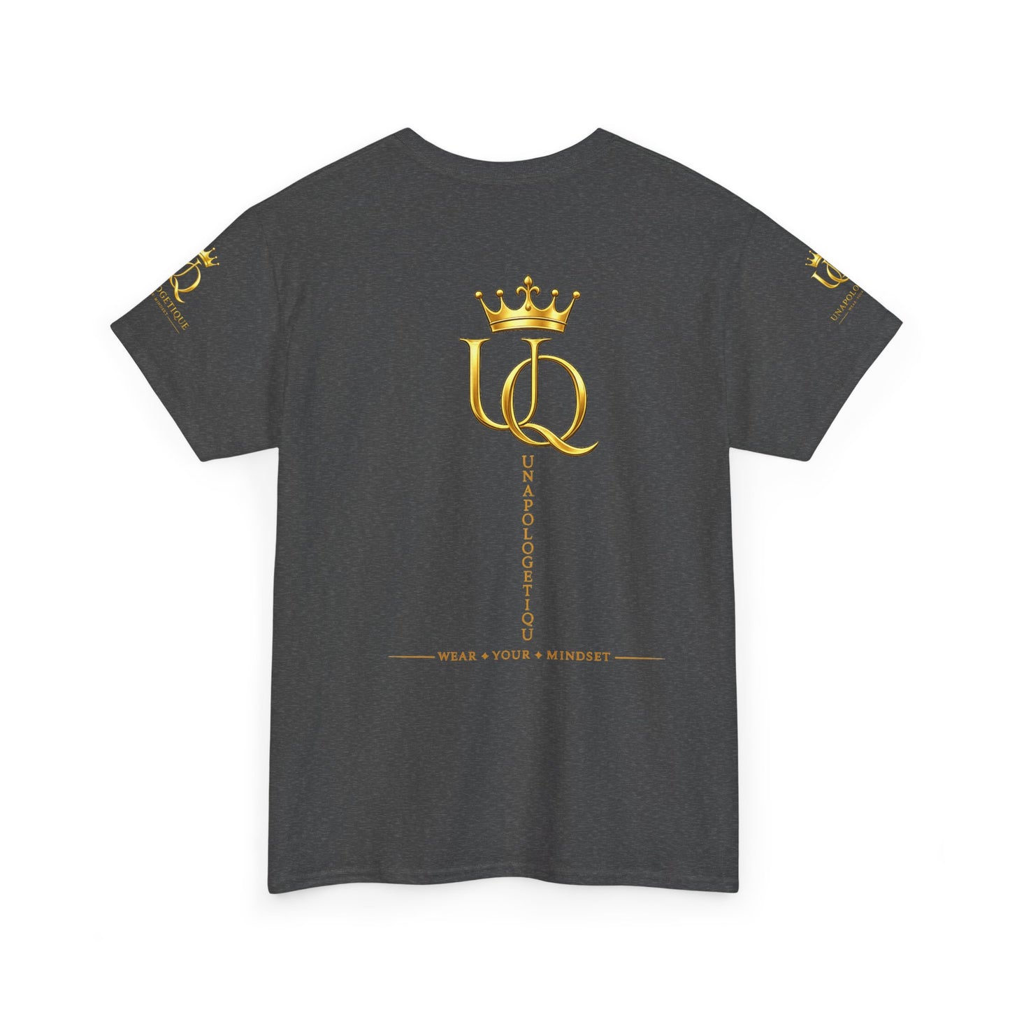 Unapologetique Gold T-Shirt — 'Discipline Perseverance Success' Gold Crown Motivational Tee
