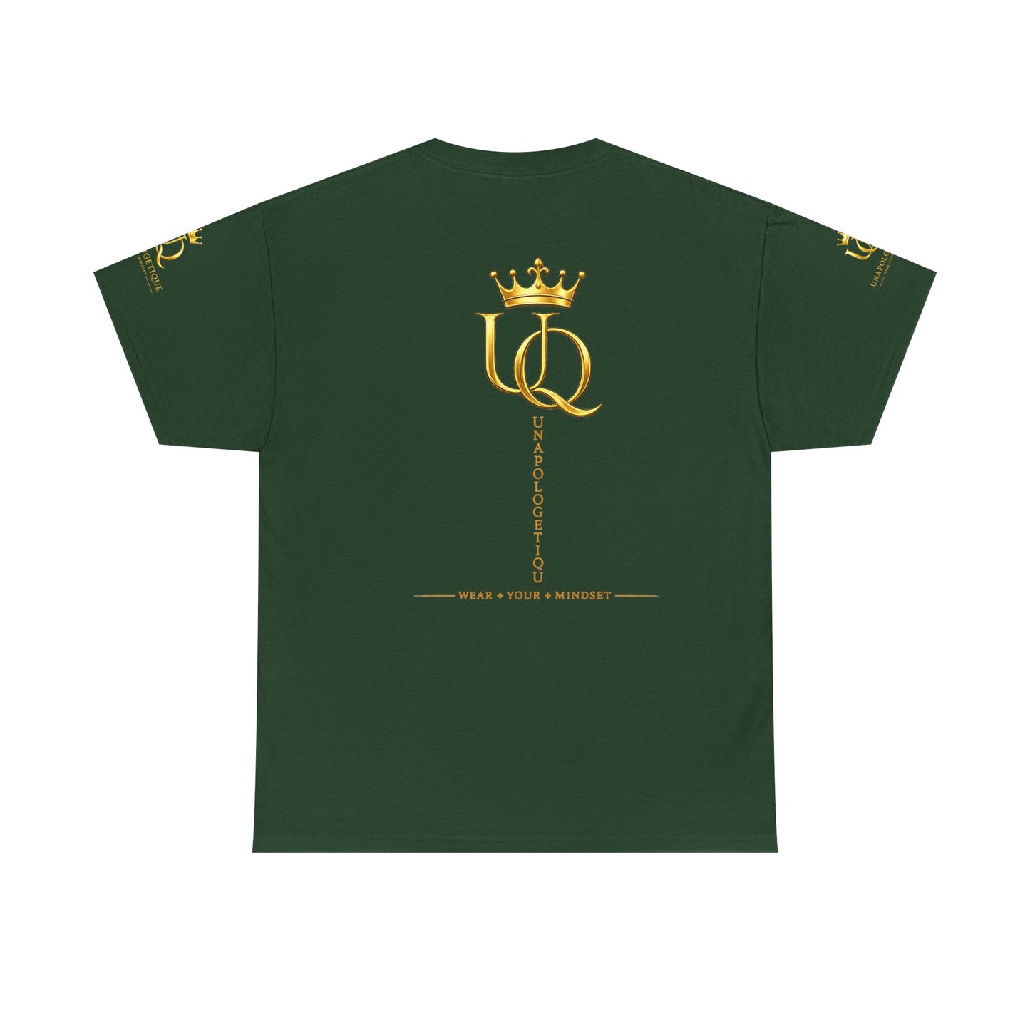 Unapologetique Gold T-Shirt — 'Discipline Perseverance Success' Gold Crown Motivational Tee