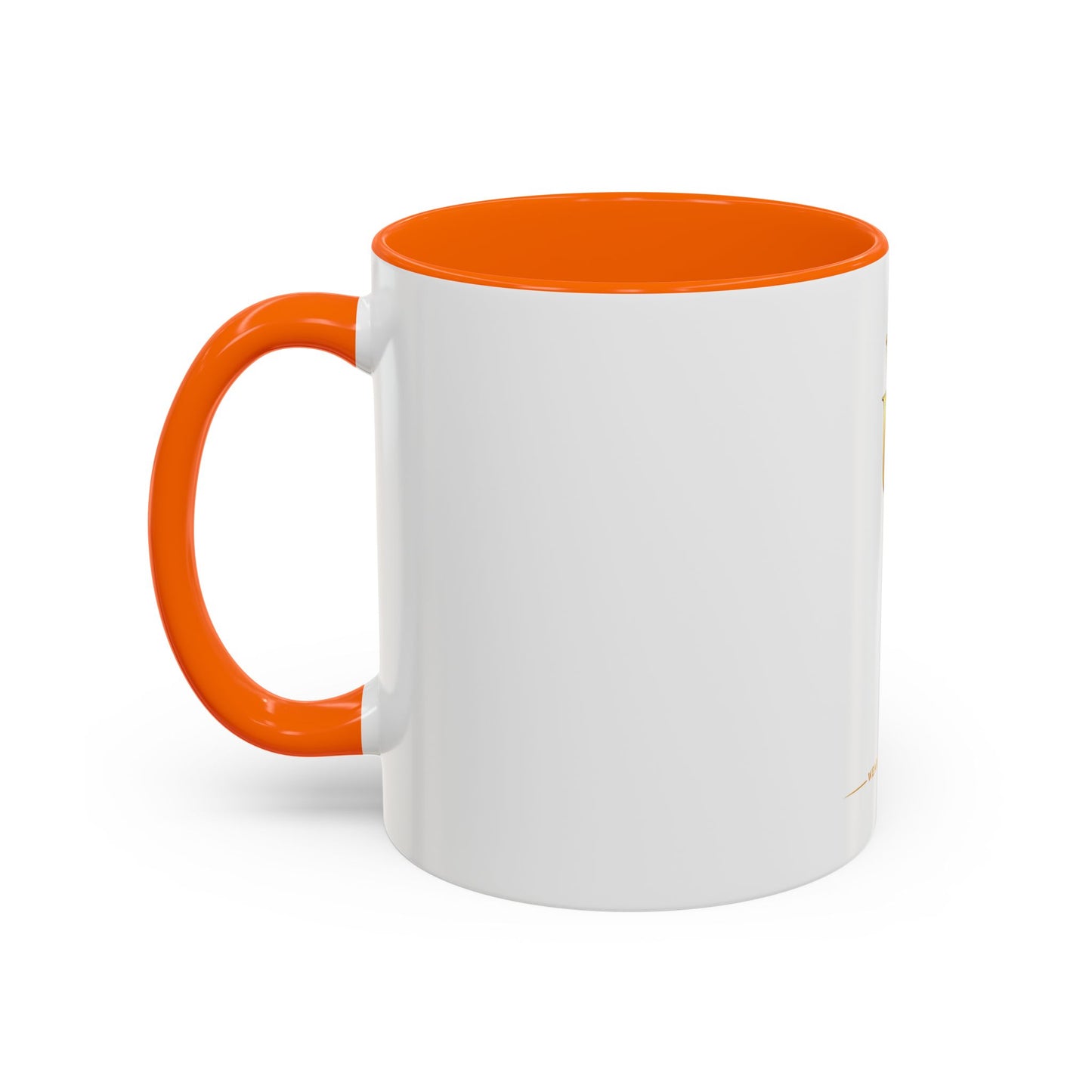 Gold Crown 'UQ' Accent Coffee Mug — Elegant Royal Logo Ceramic Mug