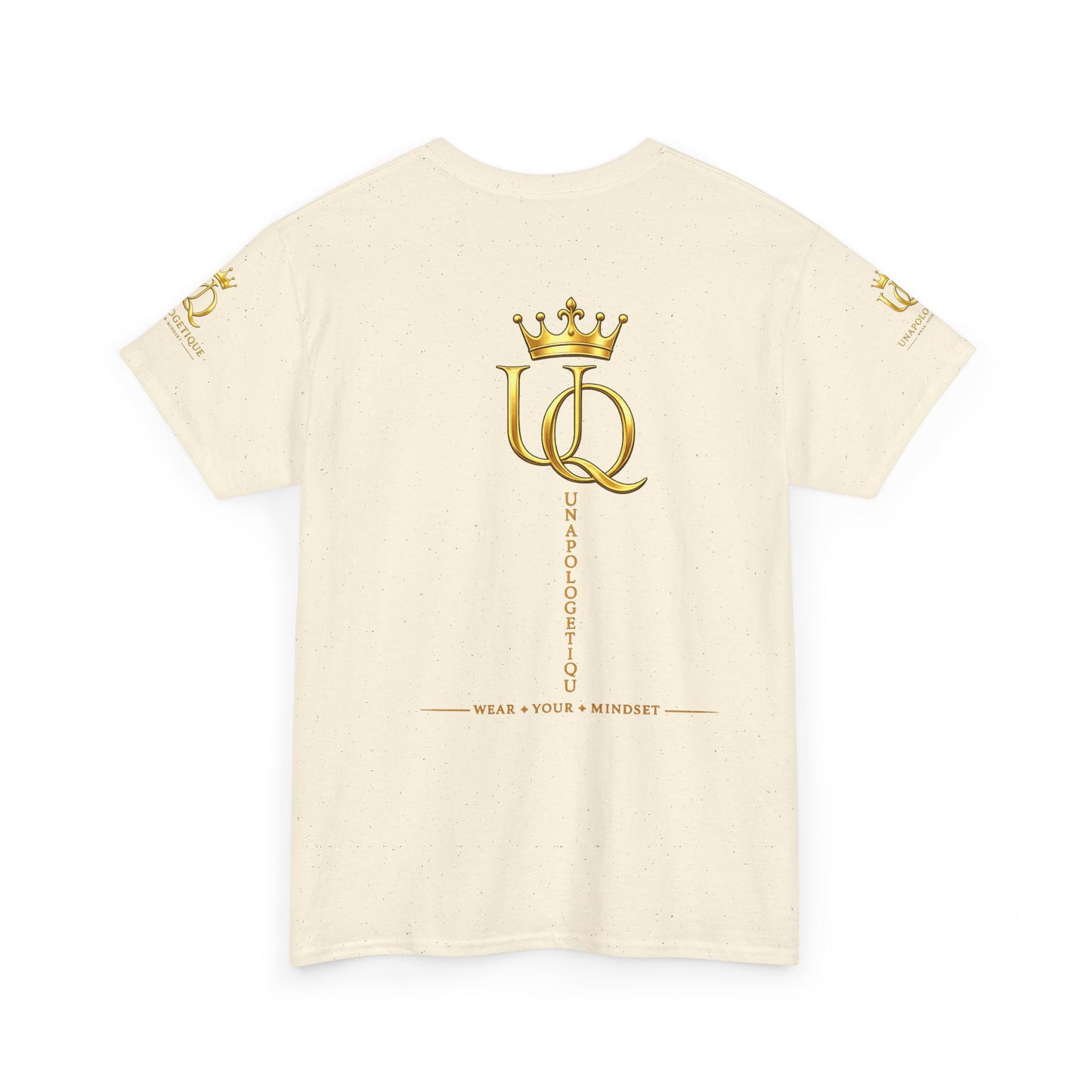 Unapologetique Gold T-Shirt — 'Discipline Perseverance Success' Gold Crown Motivational Tee