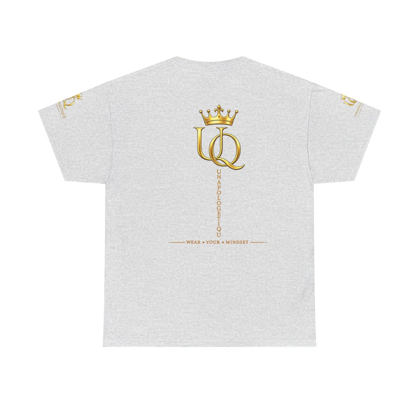 Unapologetique Gold T-Shirt — 'Discipline Perseverance Success' Gold Crown Motivational Tee