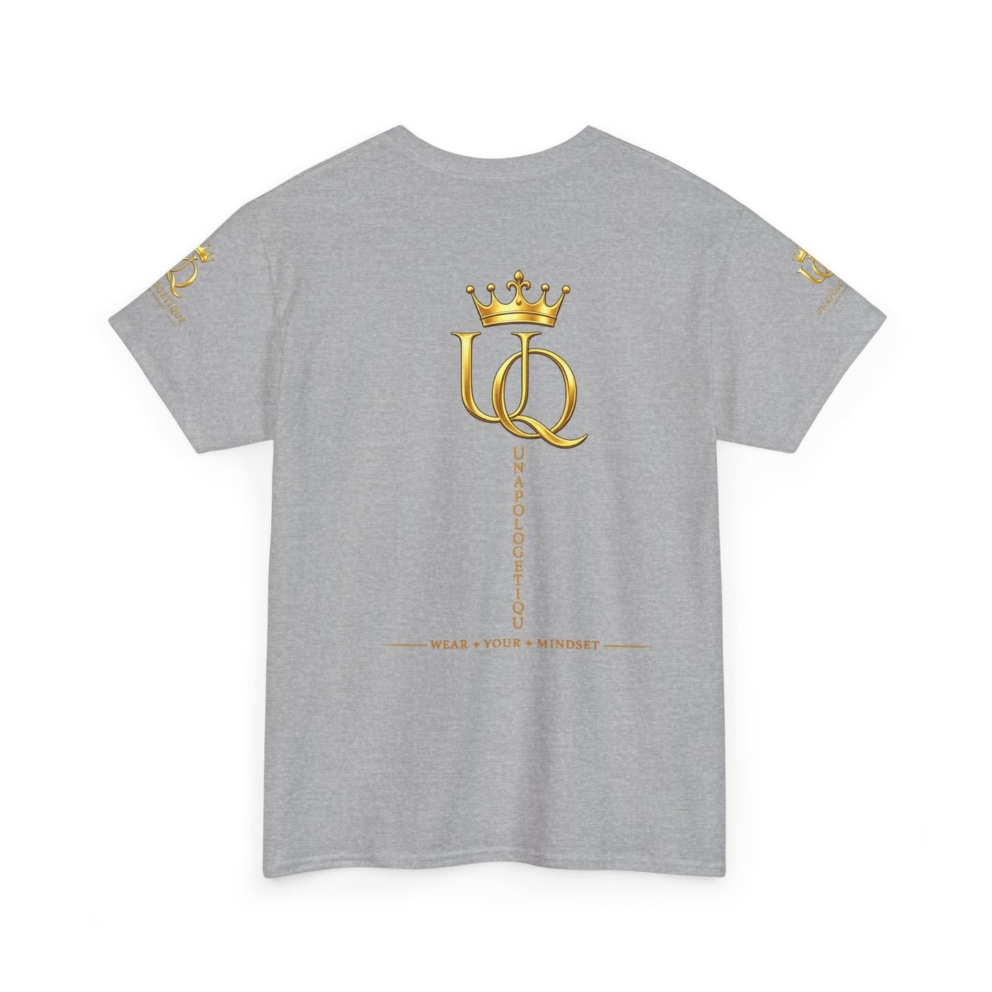 Unapologetique Gold T-Shirt — 'Discipline Perseverance Success' Gold Crown Motivational Tee
