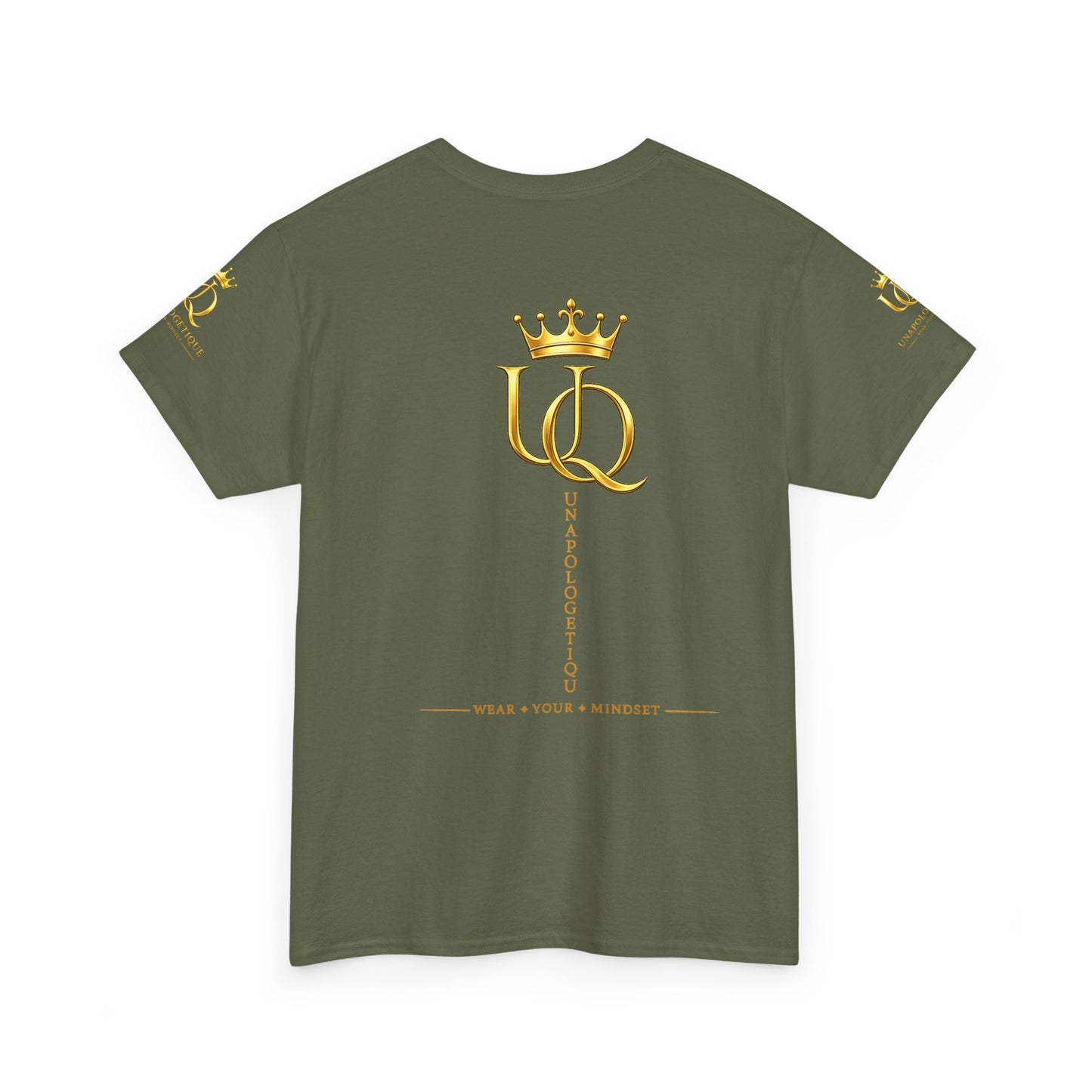 Unapologetique Gold T-Shirt — 'Discipline Perseverance Success' Gold Crown Motivational Tee