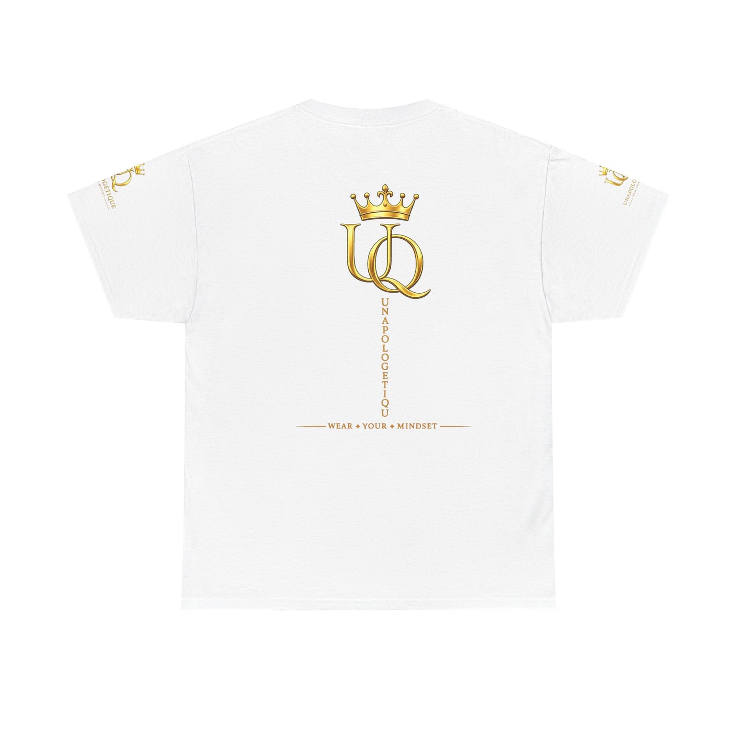 Unapologetique Gold T-Shirt — 'Discipline Perseverance Success' Gold Crown Motivational Tee