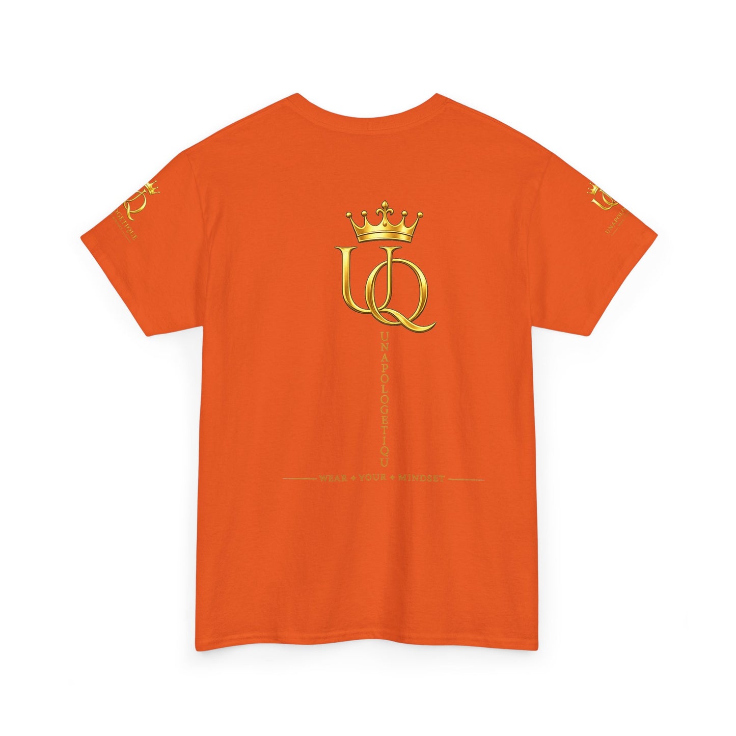 Unapologetique Gold T-Shirt — 'Discipline Perseverance Success' Gold Crown Motivational Tee