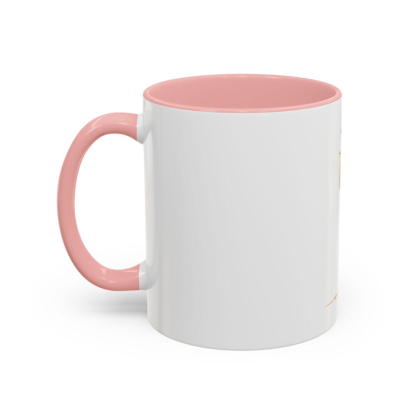 Gold Crown 'UQ' Accent Coffee Mug — Elegant Royal Logo Ceramic Mug