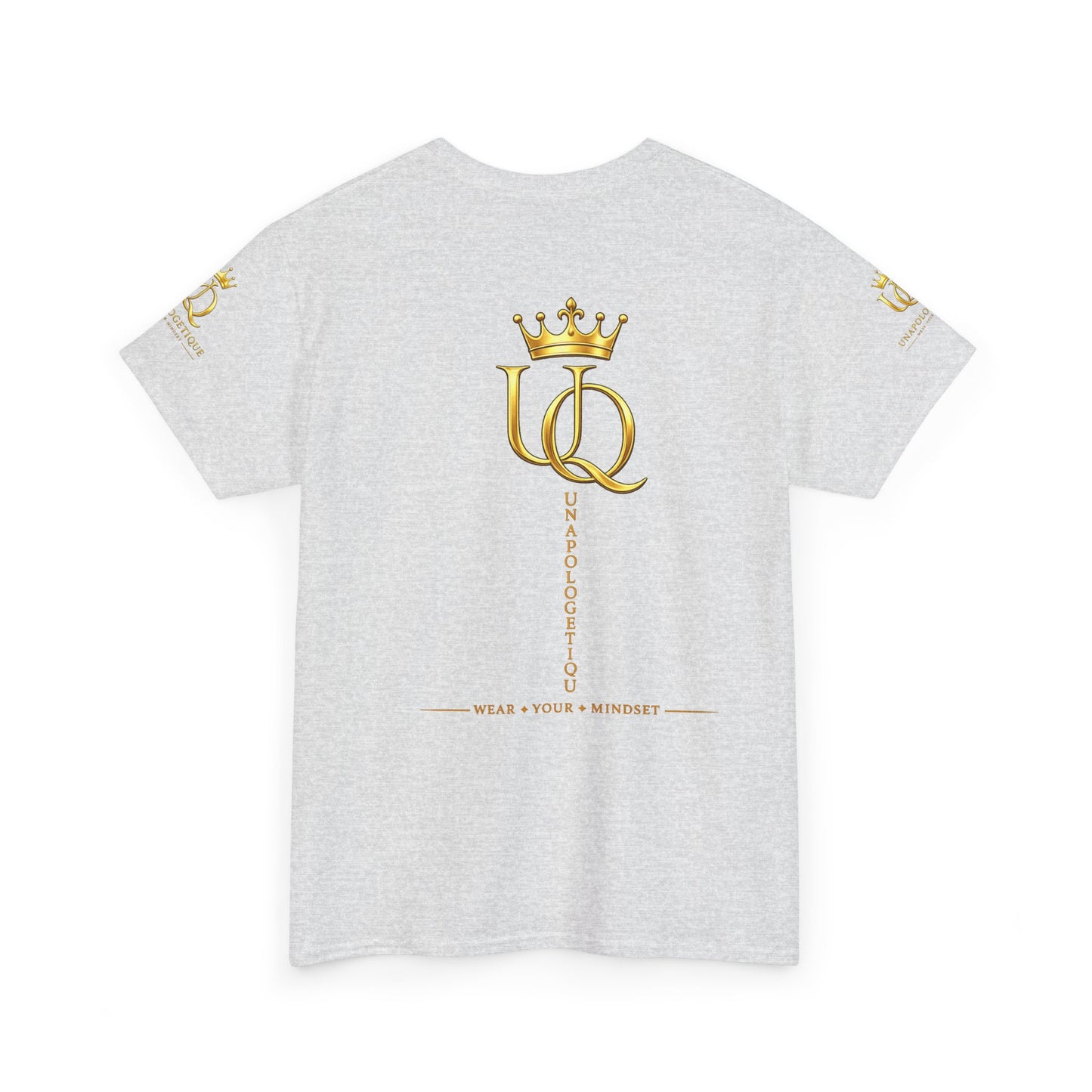 Unapologetique Gold T-Shirt — 'Discipline Perseverance Success' Gold Crown Motivational Tee
