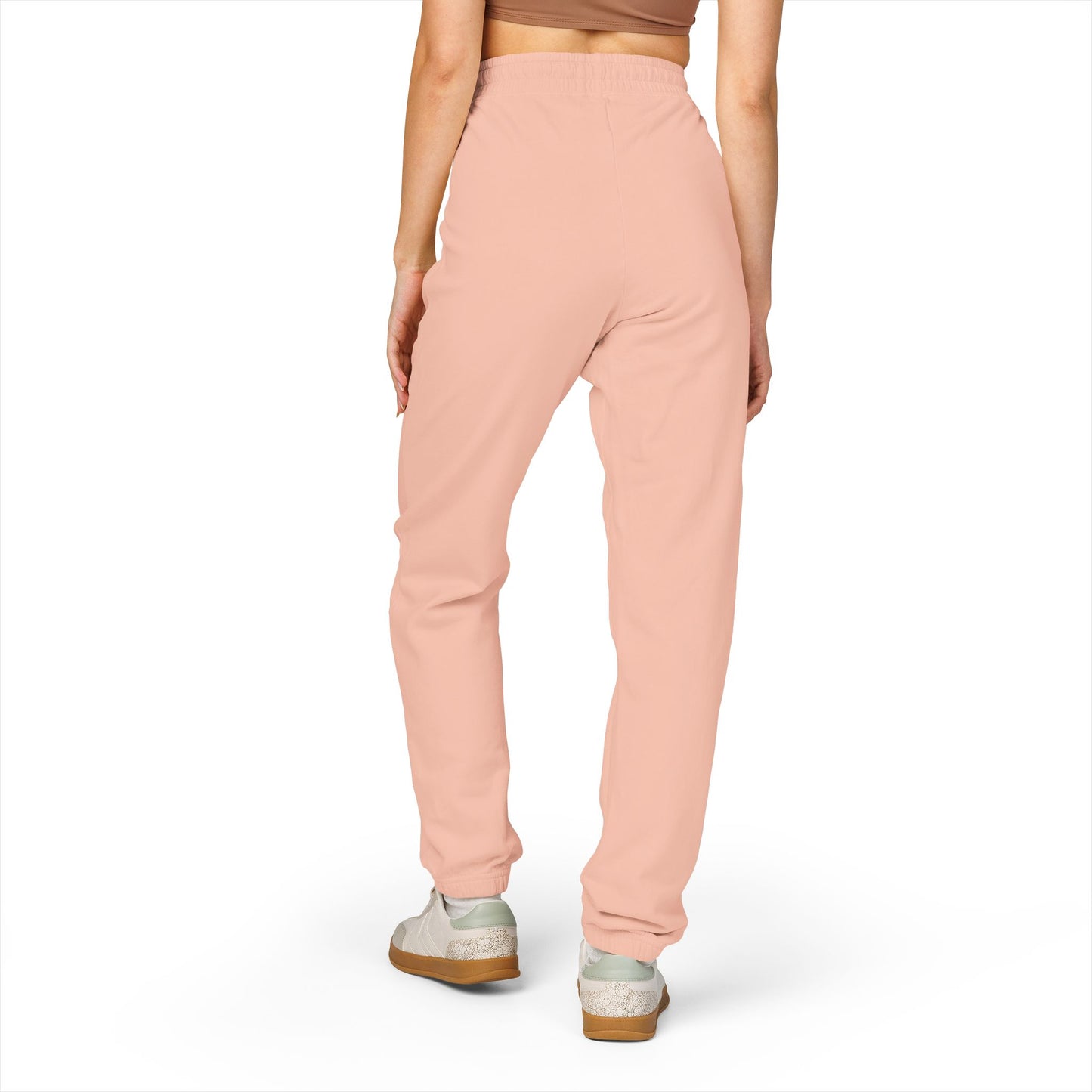 Unapologetique Gold Crowned Flower Sweatpants — Casual Graphic Joggers