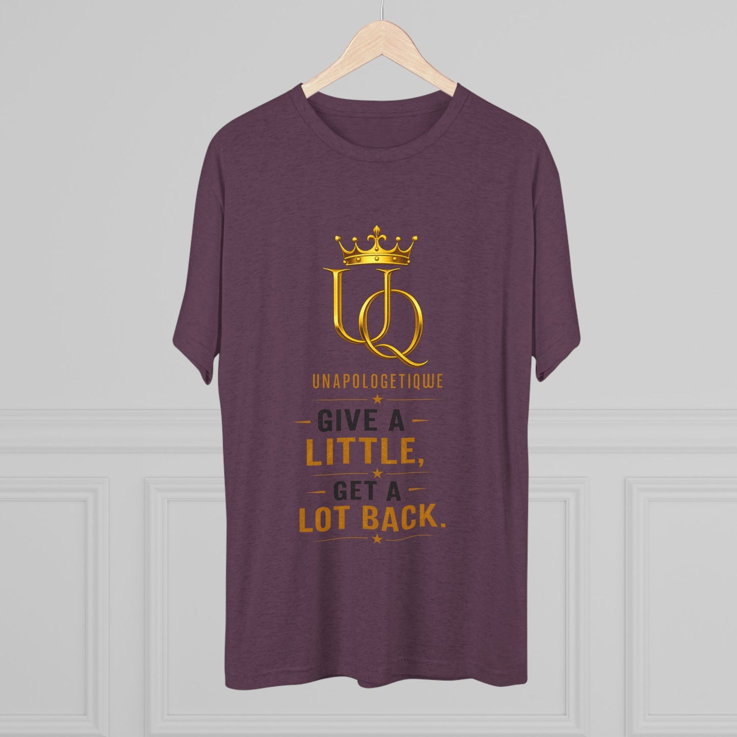 Unapologetique 'Give a Little, Get a Lot Back' Crew Tee