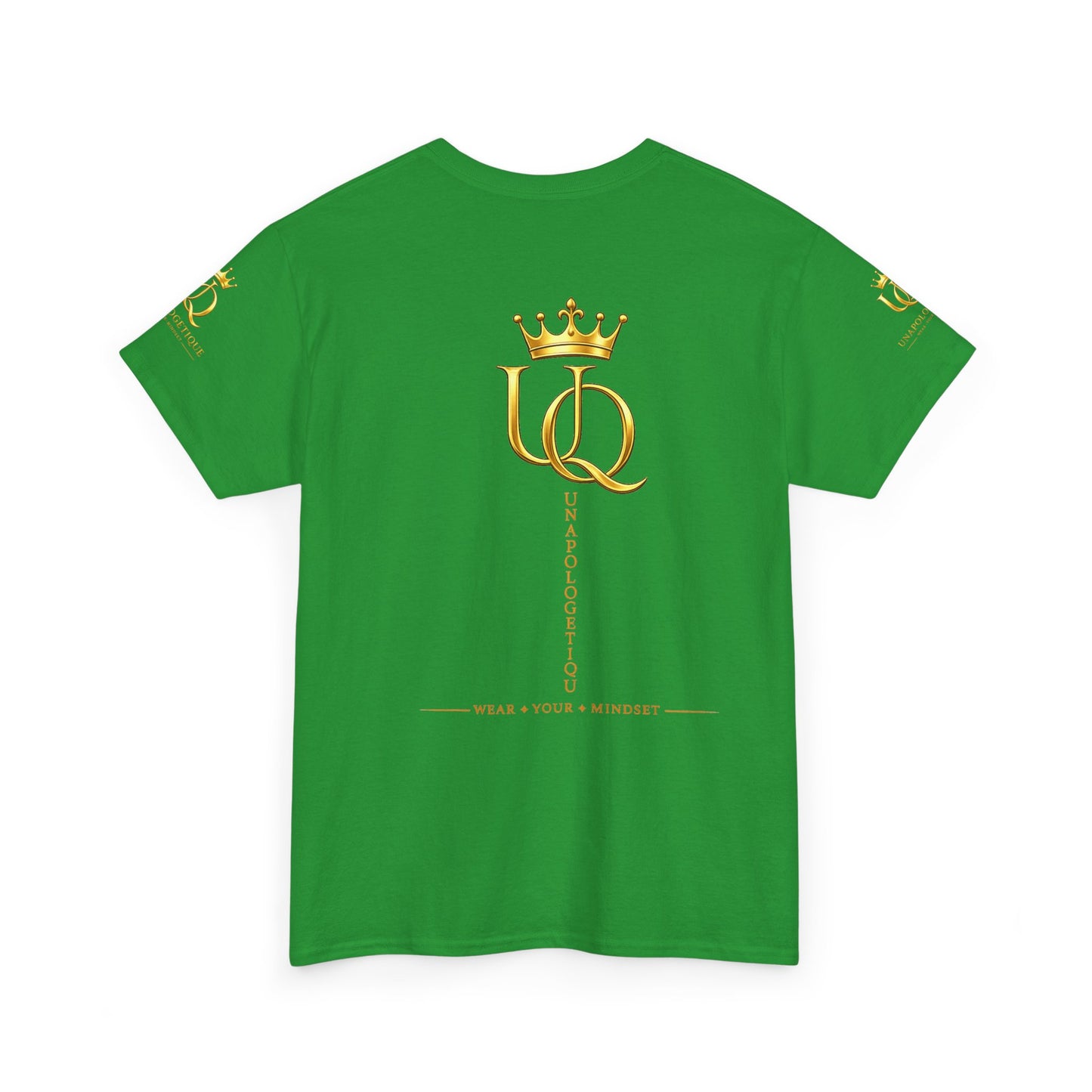 Unapologetique Gold T-Shirt — 'Discipline Perseverance Success' Gold Crown Motivational Tee