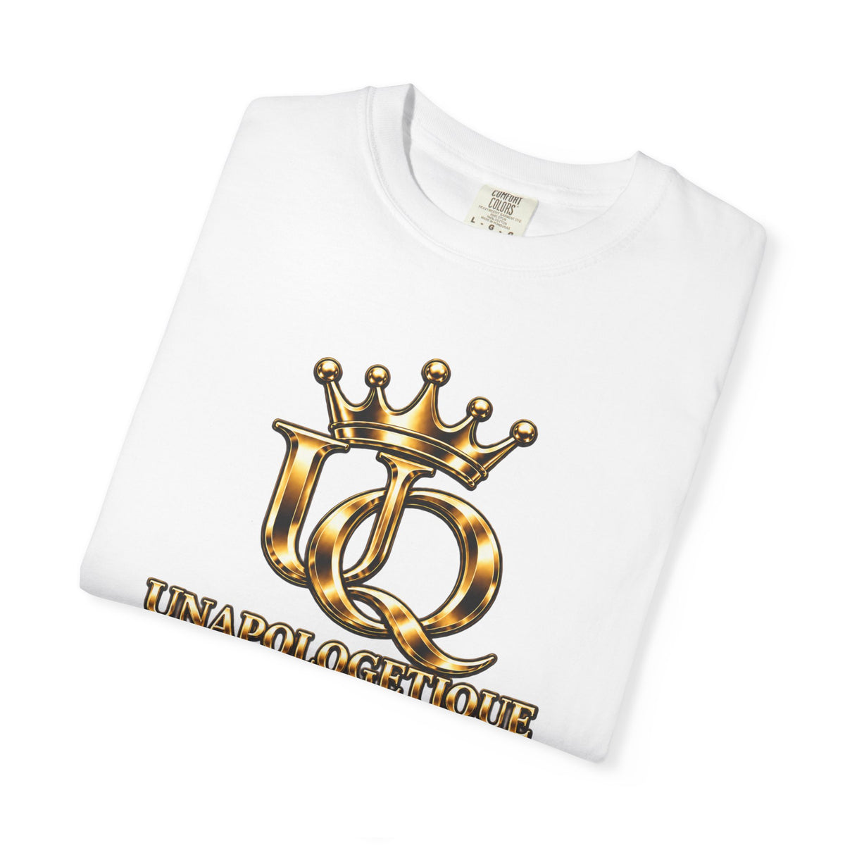T-shirt teint en pièce unisexe WOW Gold Unapologetique