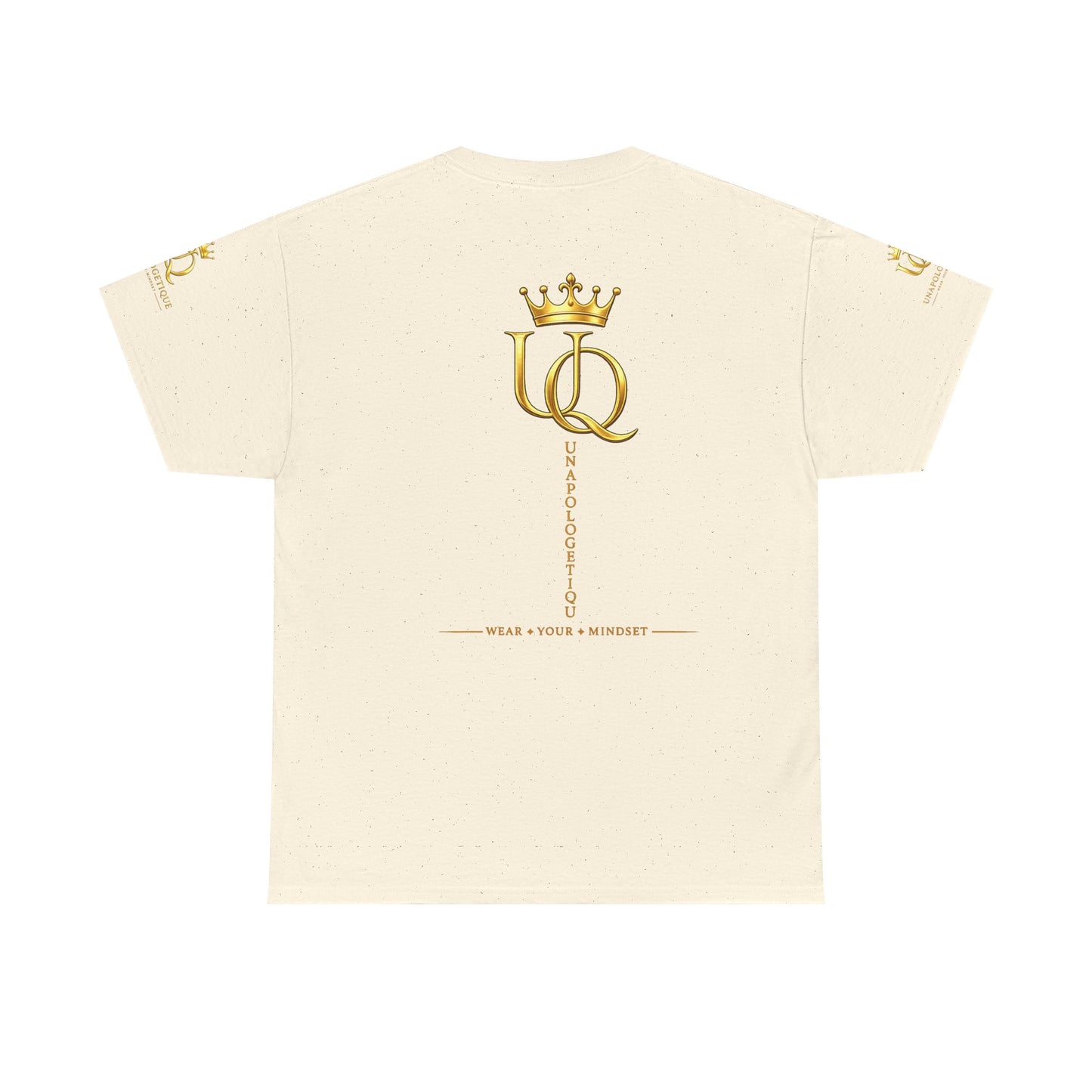 Unapologetique Gold T-Shirt — 'Discipline Perseverance Success' Gold Crown Motivational Tee
