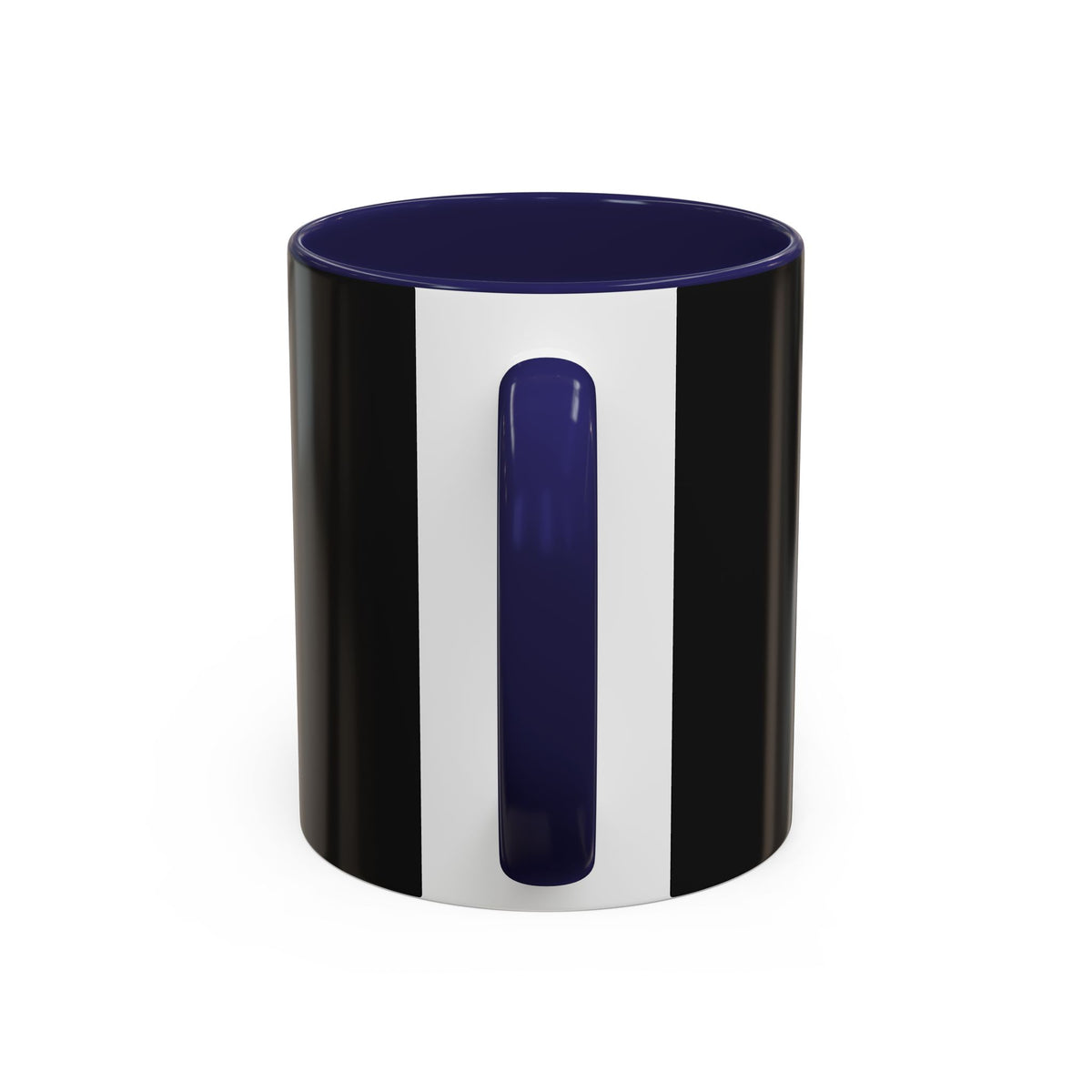 Unapologetique Silver Crown 'UQ' Accent Coffee Mug — Elegant Royal Logo Ceramic Mug