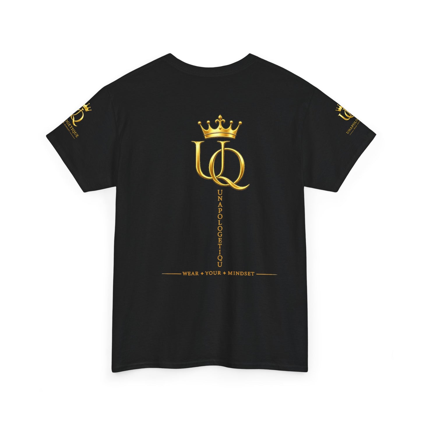 Unapologetique Gold T-Shirt — 'Discipline Perseverance Success' Gold Crown Motivational Tee