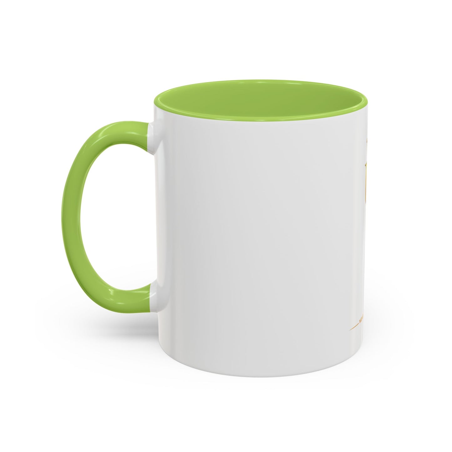 Gold Crown 'UQ' Accent Coffee Mug — Elegant Royal Logo Ceramic Mug