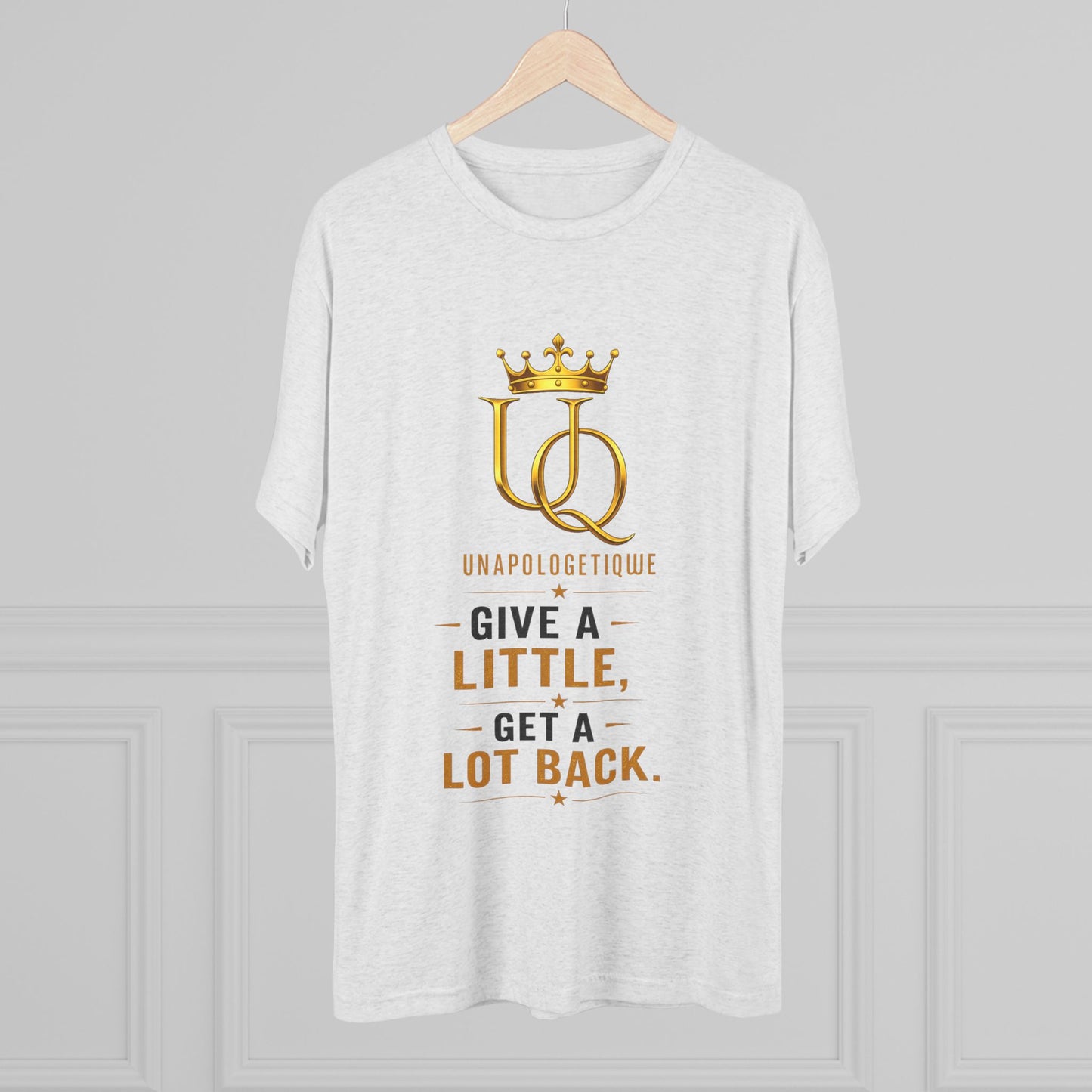 Unapologetique 'Give a Little, Get a Lot Back' Crew Tee