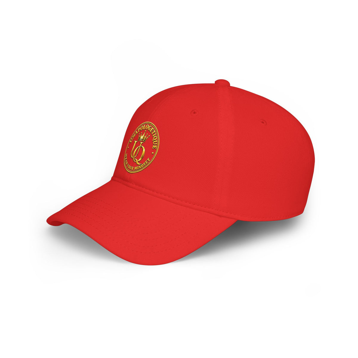 Unapologetique Queen Gold Crown Embroidered Baseball Cap – Minimal Gold 'Q' Low Profile Hat