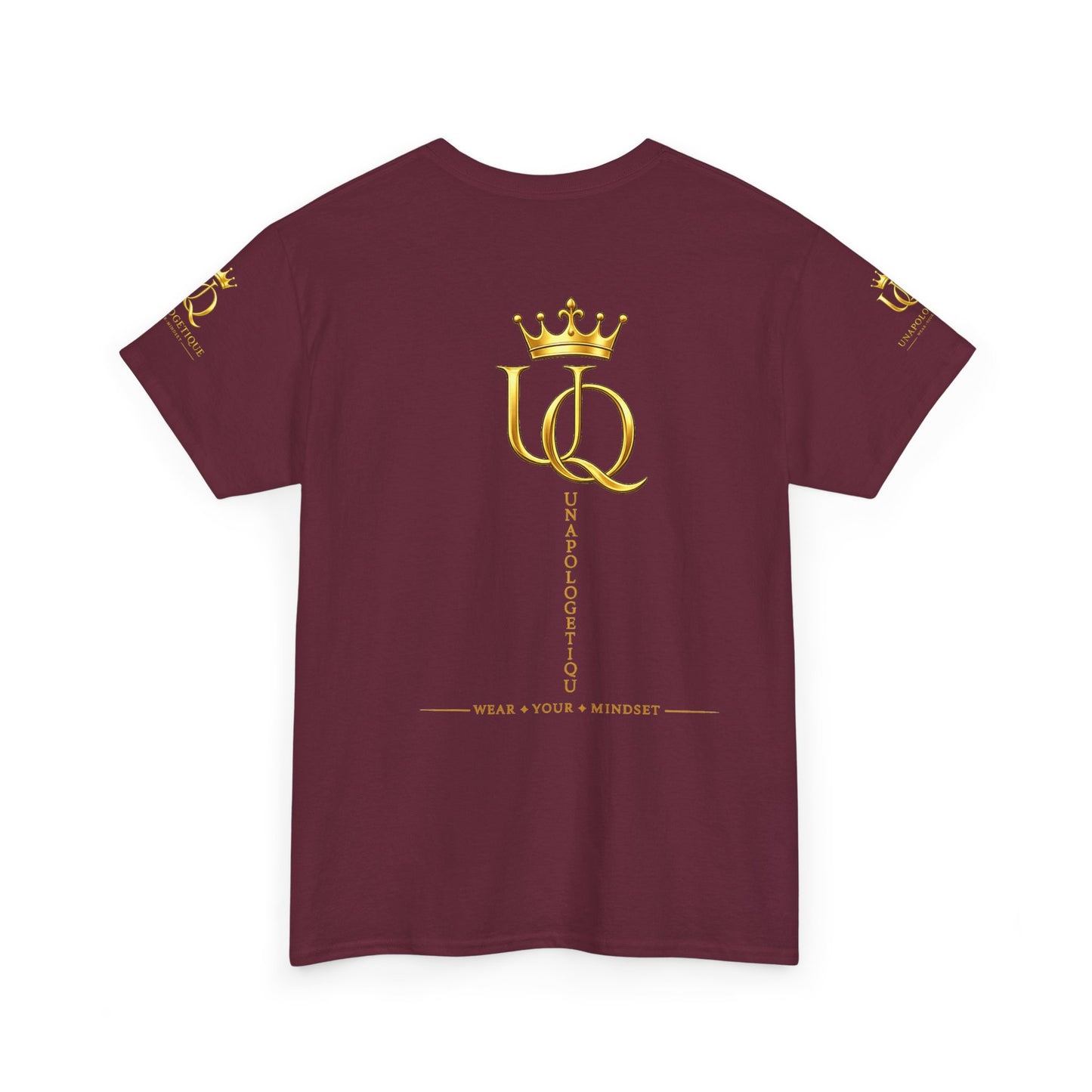 Unapologetique Gold T-Shirt — 'Discipline Perseverance Success' Gold Crown Motivational Tee