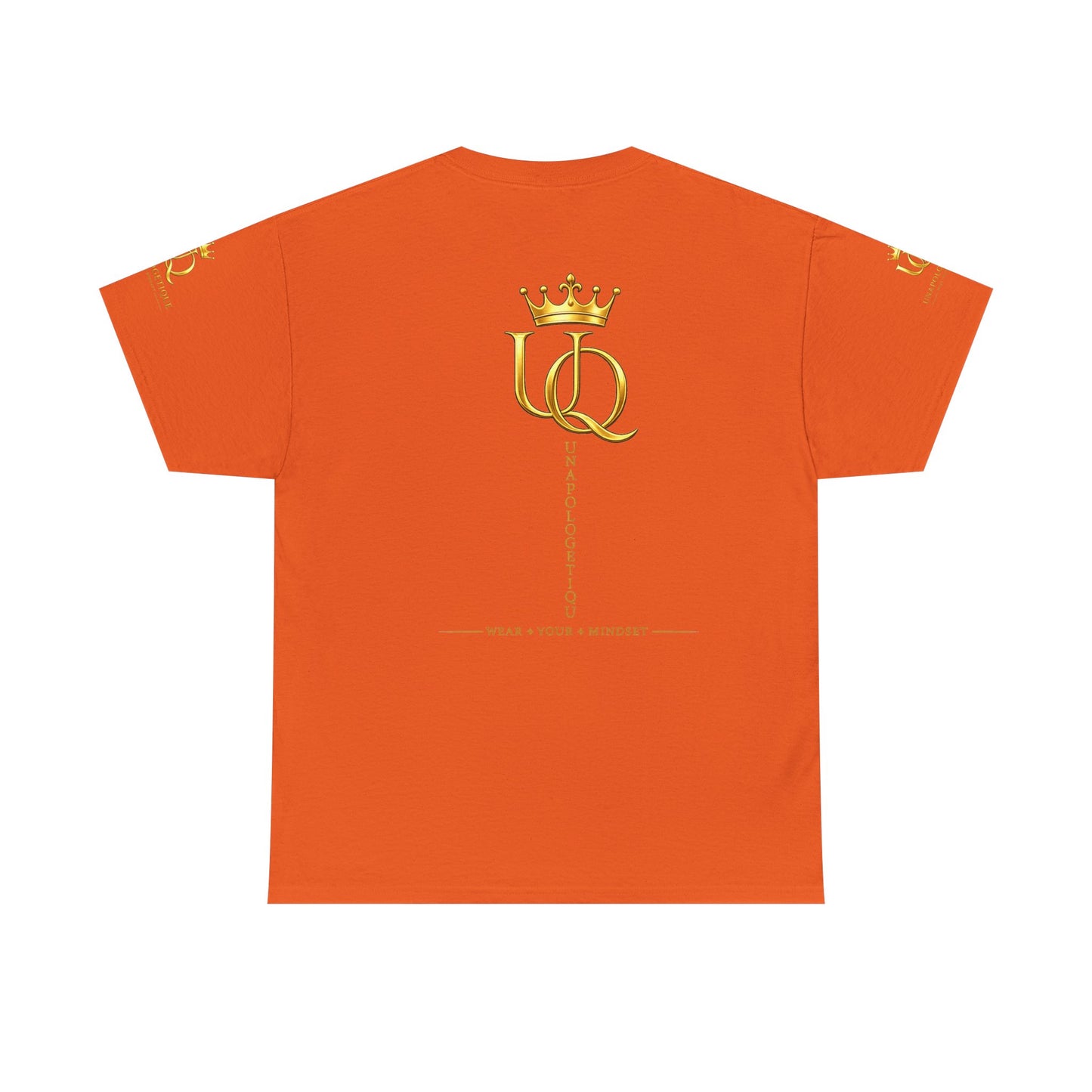 Unapologetique Gold T-Shirt — 'Discipline Perseverance Success' Gold Crown Motivational Tee
