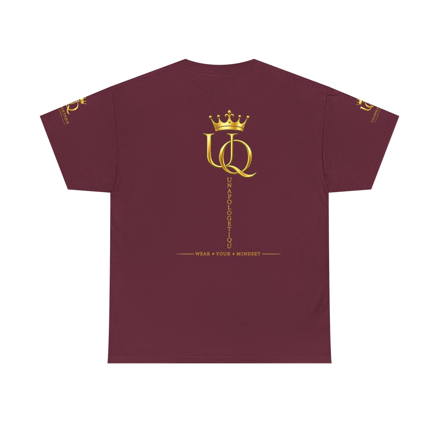 Unapologetique Gold T-Shirt — 'Discipline Perseverance Success' Gold Crown Motivational Tee