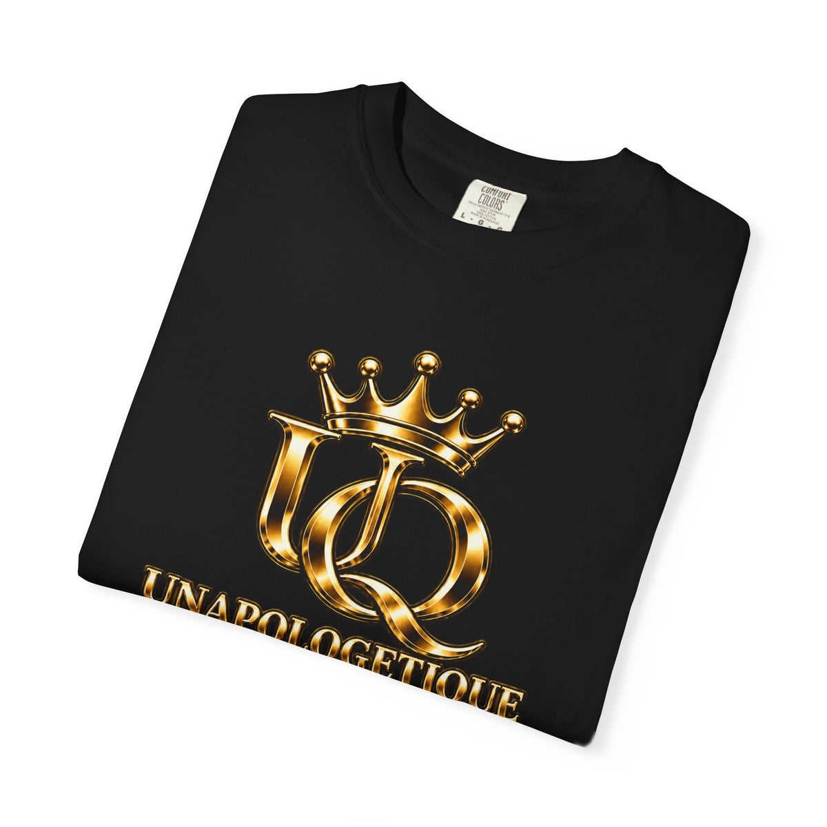 T-shirt teint en pièce unisexe WOW Gold Unapologetique