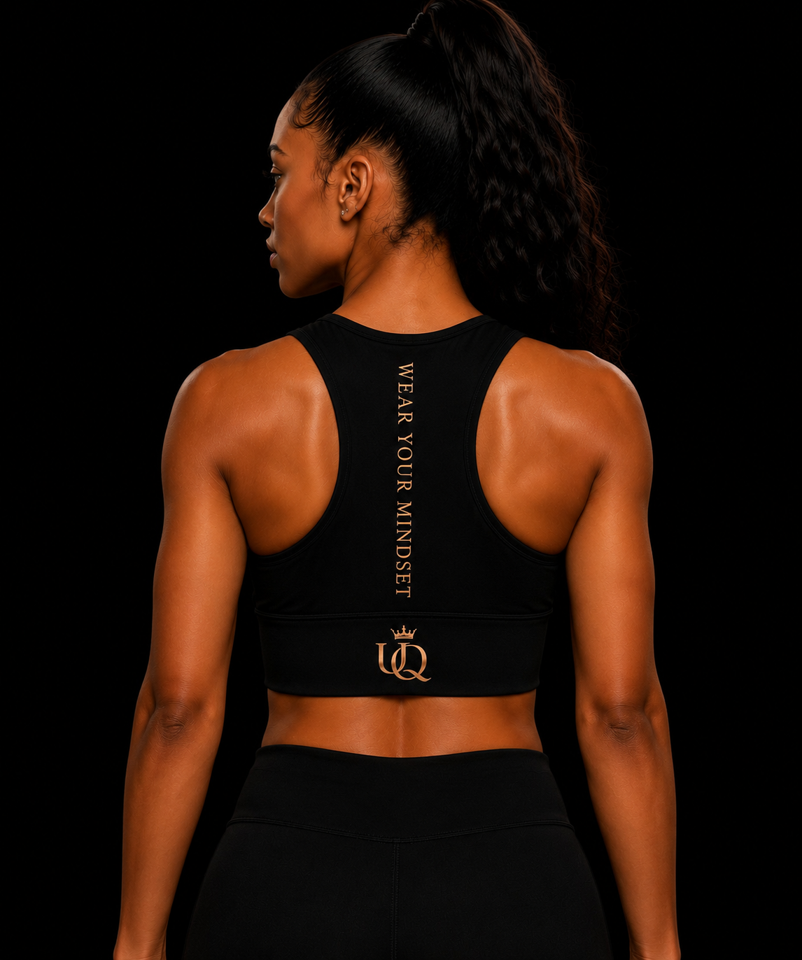 UNAPOLOGETIQUE BRONZE SPORTS TOP FOR WOMEN
