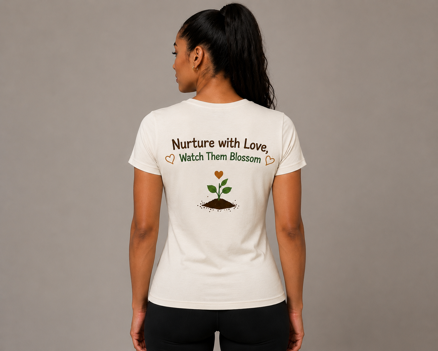 NURTURE WITH LOVE T-SHIRT FOR WOMEN