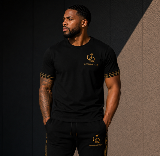 UNAPOLOGETIQUE GOLD T-SHIRT FOR MEN
