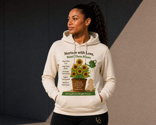 NURTURE WITH LOVE  WOMEN'S HOODIE
