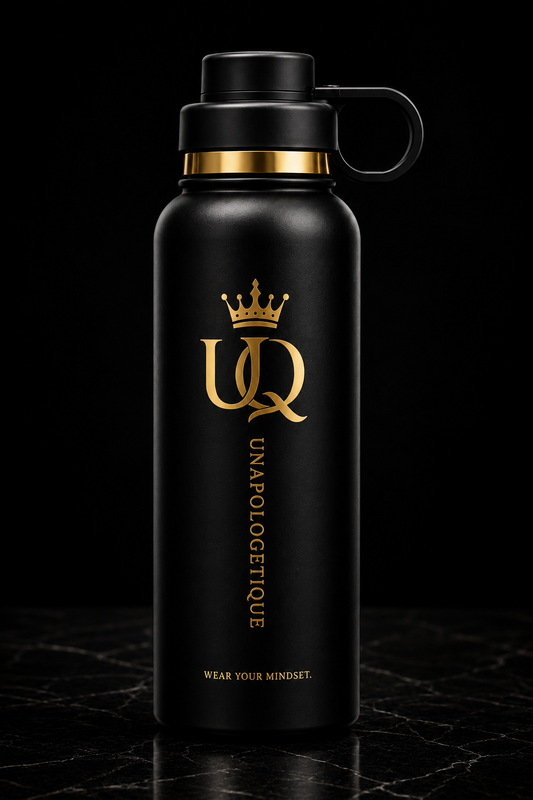 UNAPOLOGETIQUE GOLD WATER BOTTLE