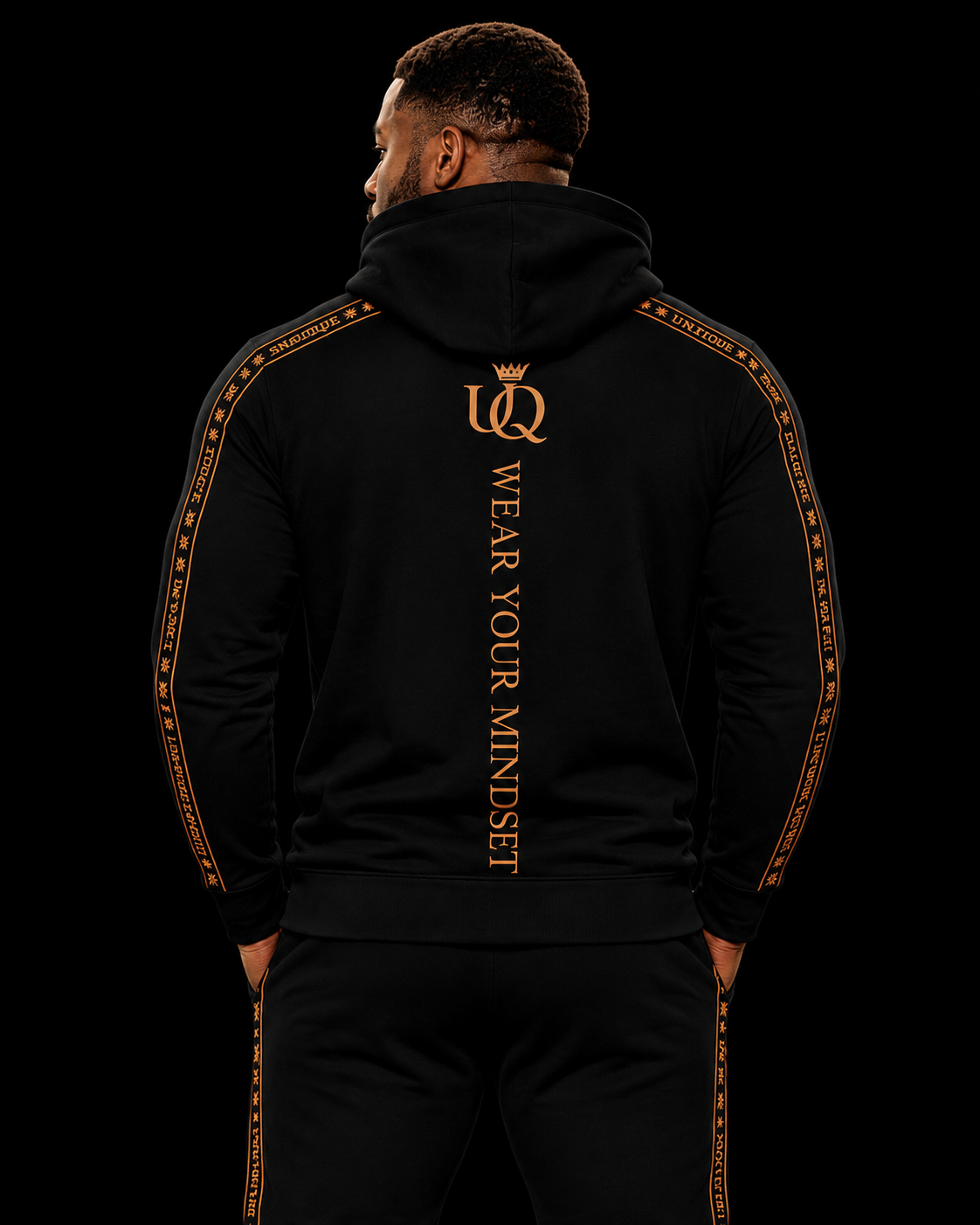 UNAPOLOGETIQUE GOLD HOODIE FOR MEN