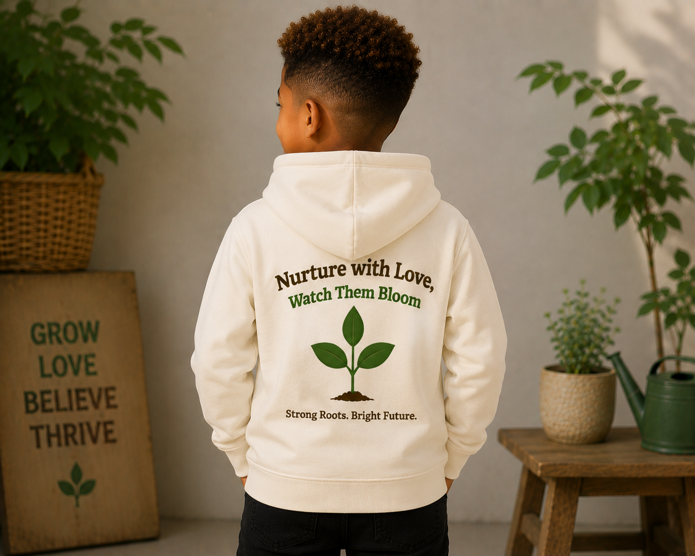 NURTURE WITH LOVE BOYS HOODIE