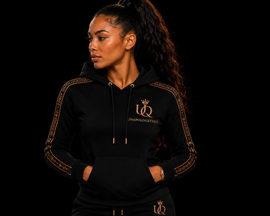UNAPOLOGETIQUE BRONZE HOODIE FOR WOMEN
