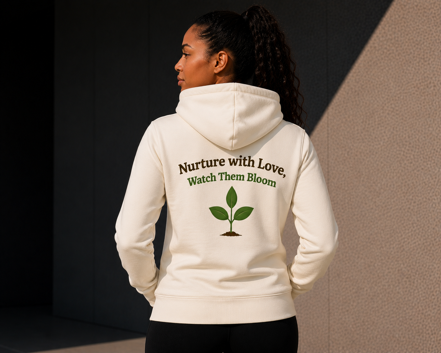 NURTURE WITH LOVE  WOMEN'S HOODIE