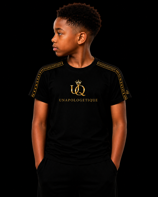 UNAPOLOGETIQUE GOLD T-SHIRT FOR BOYS