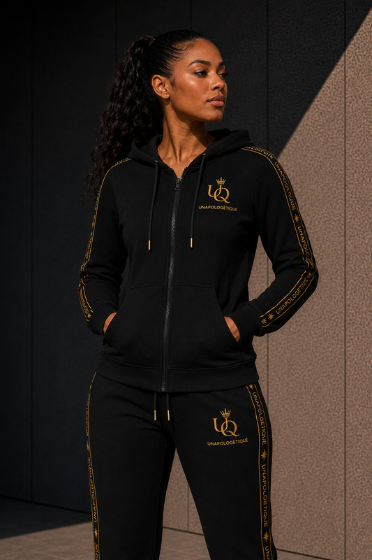 UNAPOLOGETIQUE GOLD HOODIE FOR WOMEN