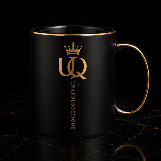 UNAPOLOGETIQUE GOLD MUG