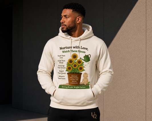 NURTURE WITH  LOVE MEN'S  HOODIE