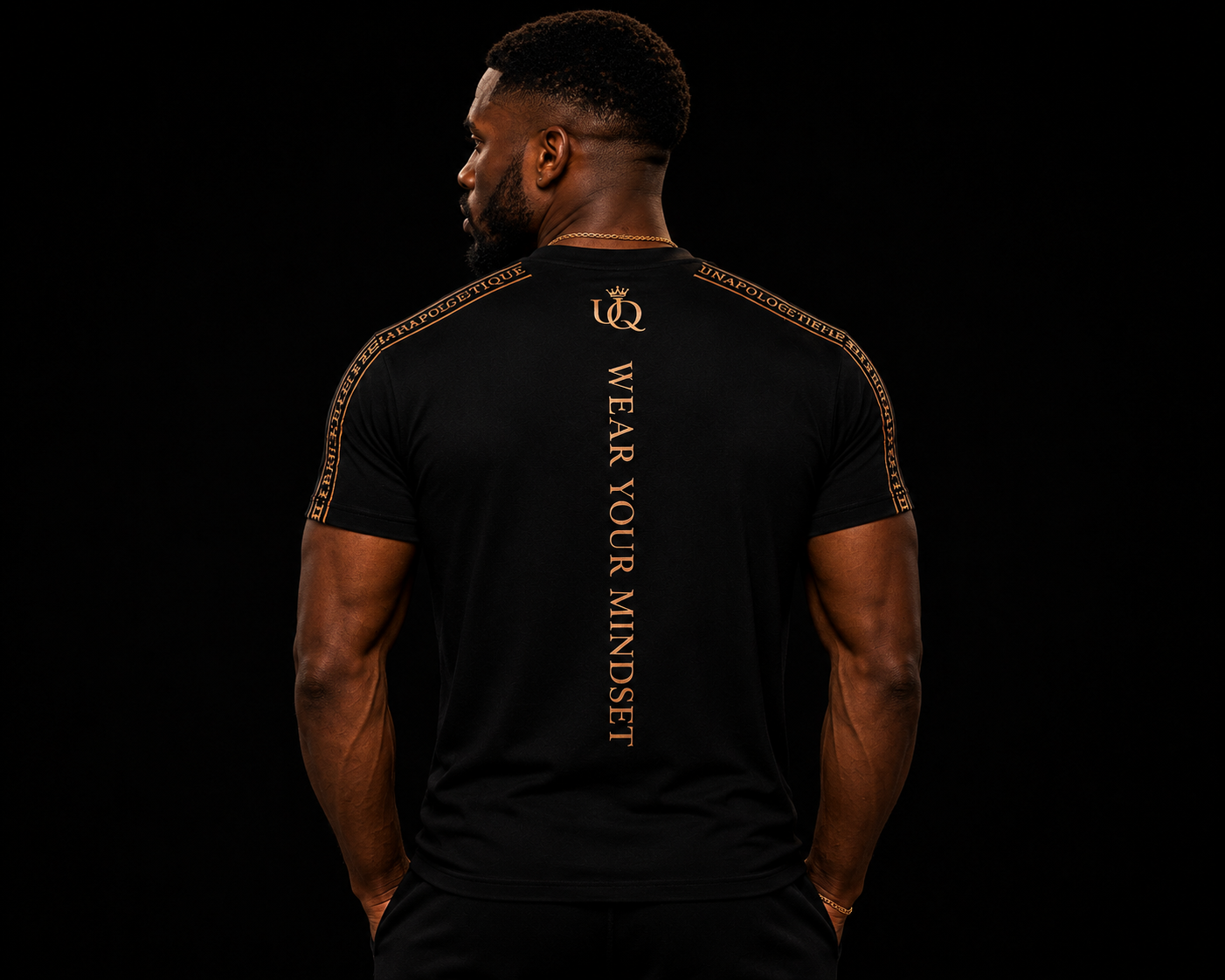 UNAPOLOGETIQUE BRONZE T-SHIRT FOR MEN